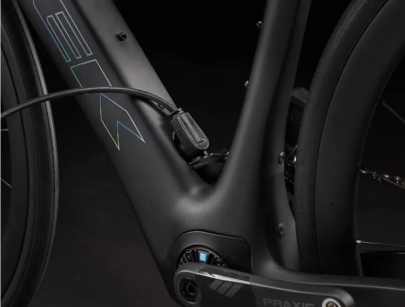 Trek Domane+ SLR 6 105 Di2 Electric Road Bike 2025 in Matte Deep Smoke Black-6